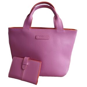 BAEKGAARD DOUBLE HANDLE SATCHEL BAG WITH PORTFOLIO WALLET